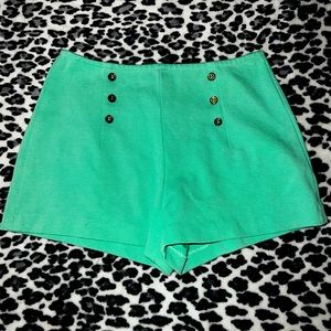 Zara Small Green Shorts. Light Green So cute! Perfect for summer! Never Worn.
